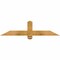 Ekena Millwork Eugene Rough Sawn Timber Gable Bracket, Western Red Cedar, 48"W x 12"H x 2"D x 4"F, 6/12 Pitch GBW048X12X0204EUG00RWR - alternate 1